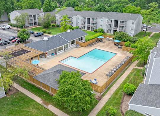 Aerial View of Pool