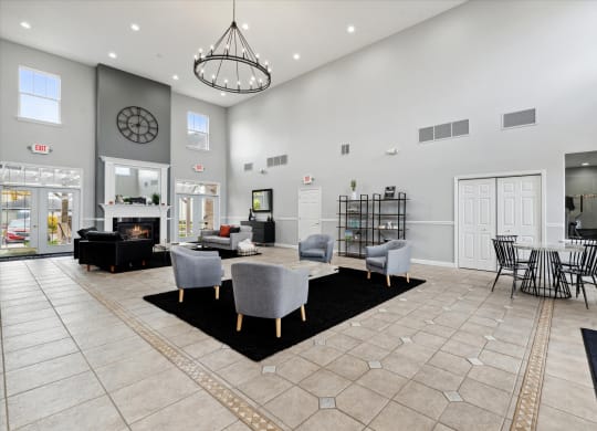 Clubhouse Lobby with seating area