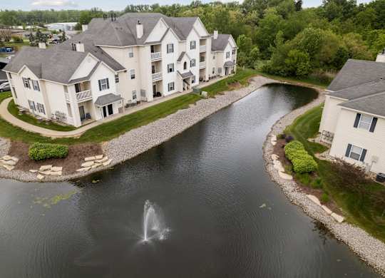 Aerial View of Lake