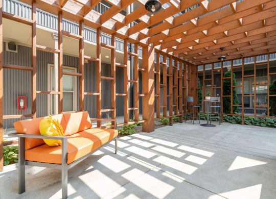 Courtyard with Pergola