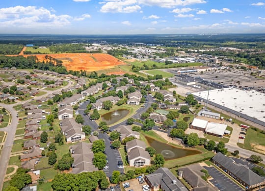 Aerial View of Highland Lakes