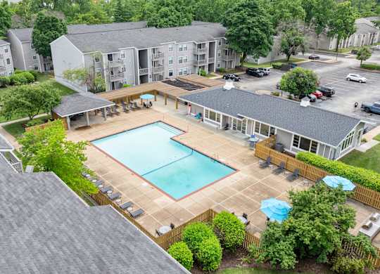 Aerial View of Pool