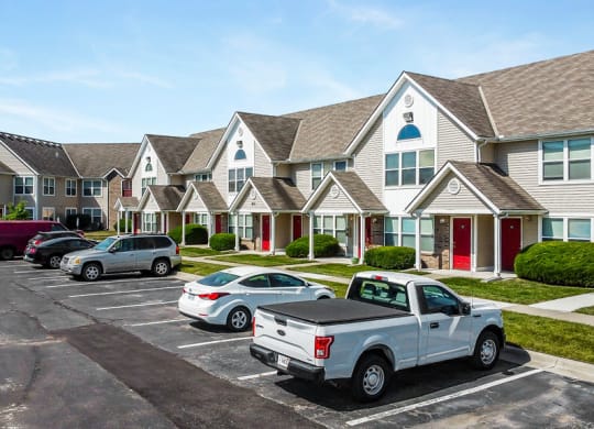 Lots Of Parking Spaces Directly In Front Of Apartment Homes
