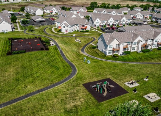 Aerial View Of The Playground & Dog Park