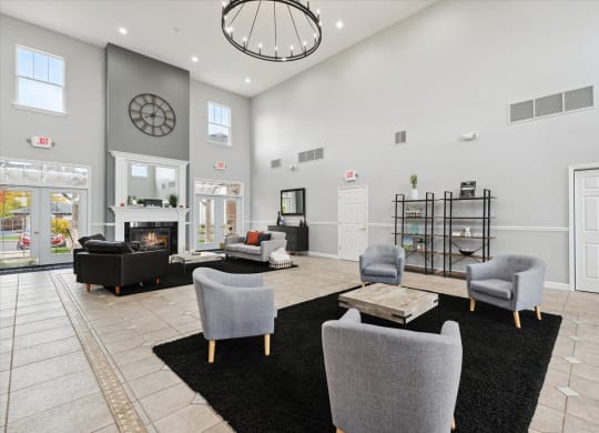 Clubhouse Lobby with seating area