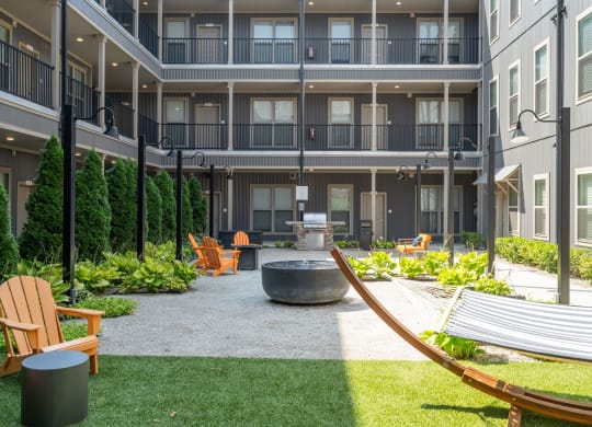 Courtyard with Greenery