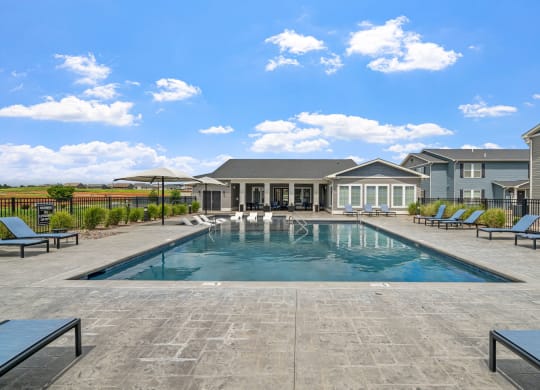 Outdoor Pool with Sundeck
