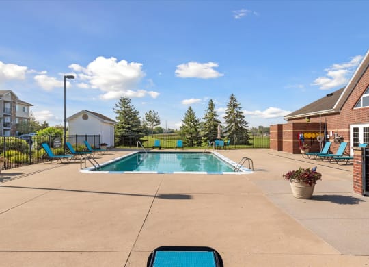 Outdoor Pool with Sundeck
