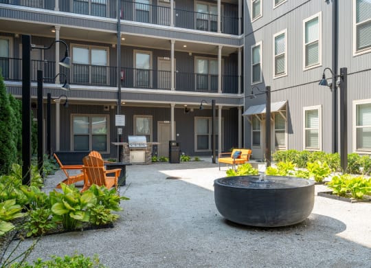 Courtyard with Greenery