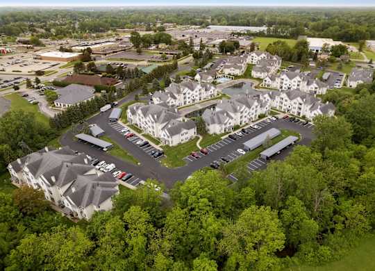 Aerial View of Quail Hollow