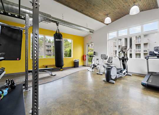 Fitness Center with Cardio Equipment