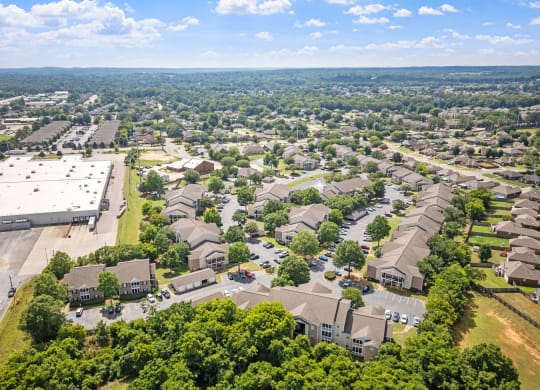 Aerial View of Highland Lakes