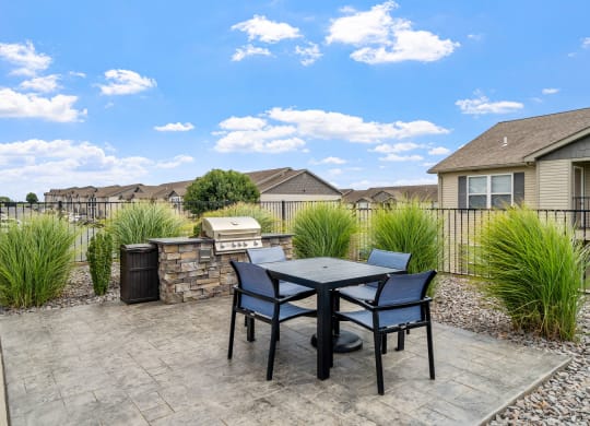 Outdoor Patio with Grills
