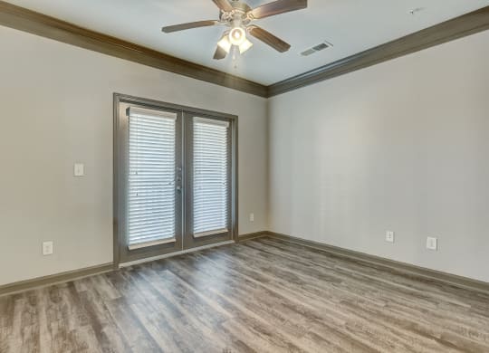 Living Area With Crown Molding