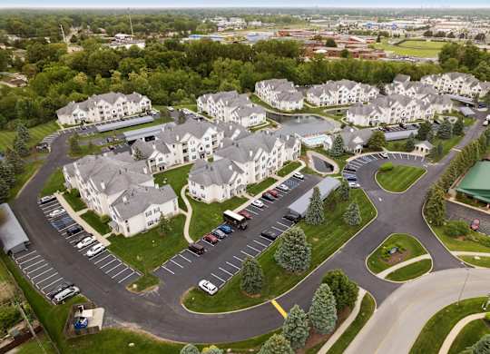 Aerial View of Quail Hollow