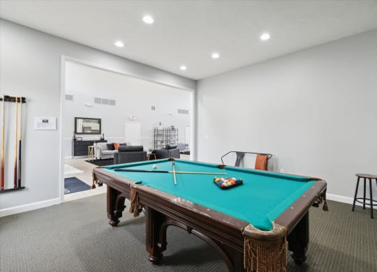Game Room with Pool Table