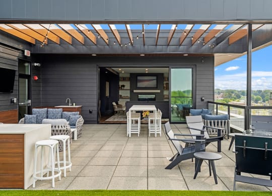 5th Floor Sky Deck with Patio Furniture