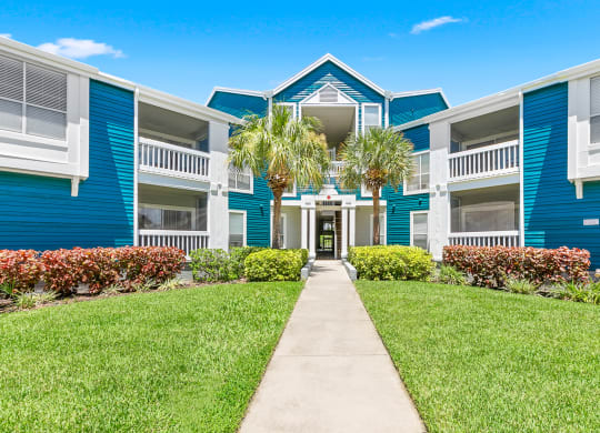 Exterior Entrance For Apartment Homes