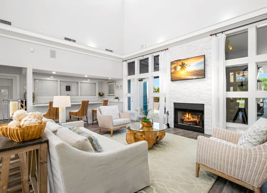 Clubhouse Fireplace Lounge