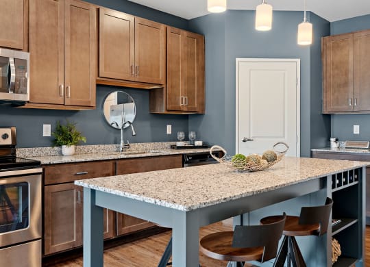 Kitchen Island With Granite Countertops