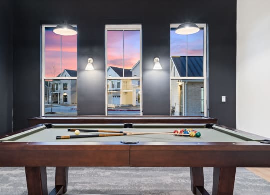 Game Room with Pool Table