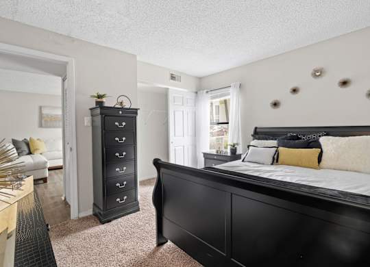 Bedroom with Plush Carpeting