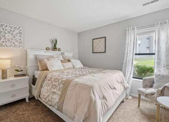 Bedroom with Abundant Natural Light