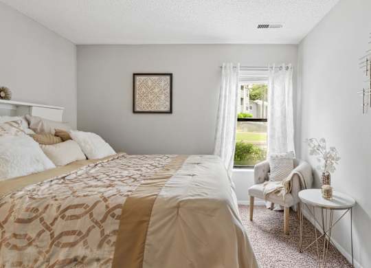 Bedroom with Plush Carpeting