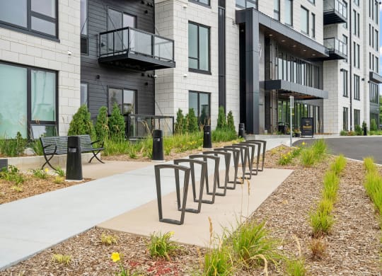 Bike Racks at Front Entrance