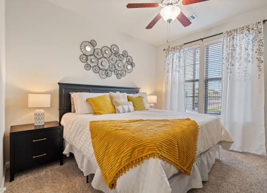 Bedroom with Large Window