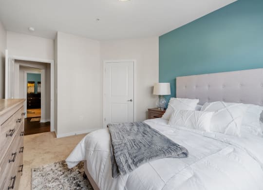 Bedroom with Plush Carpeting