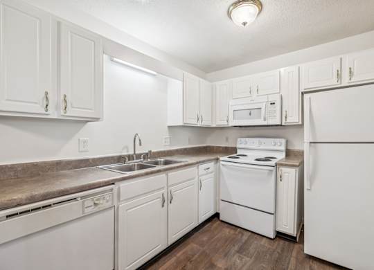 Kitchen with White Cabinetry