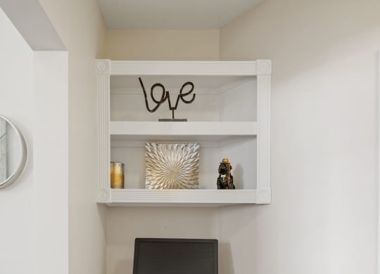 Built-In Desk Space