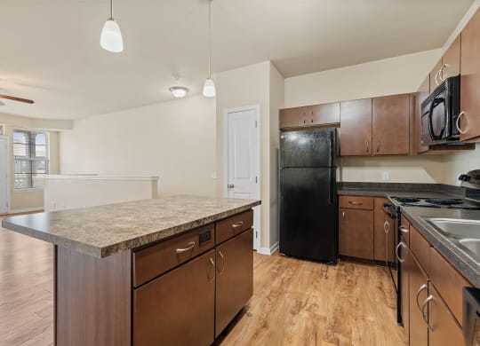 Expansive Kitchen Island
