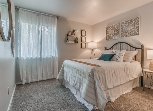 Bedroom With Large Window