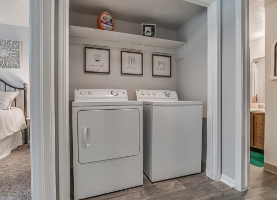 Closet Featuring Washer & Dryer