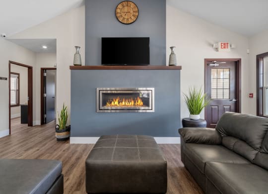 Community Room Fireplace