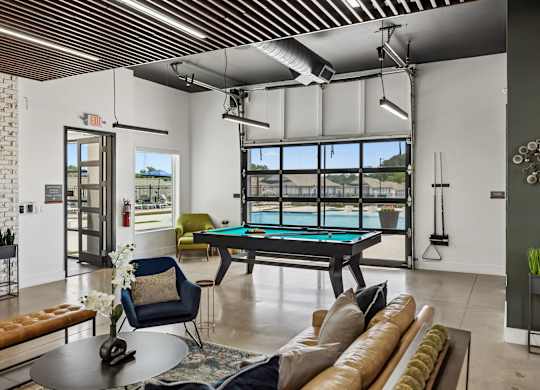 Resident Lounge with Pool Table