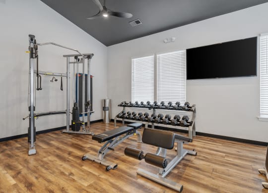 Fitness Center with Weights