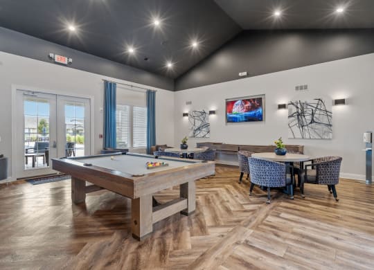 Clubhouse with Pool Table