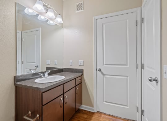 Bathroom With Granite Vanities