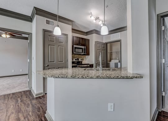 Breakfast Bar With Granite Countertops