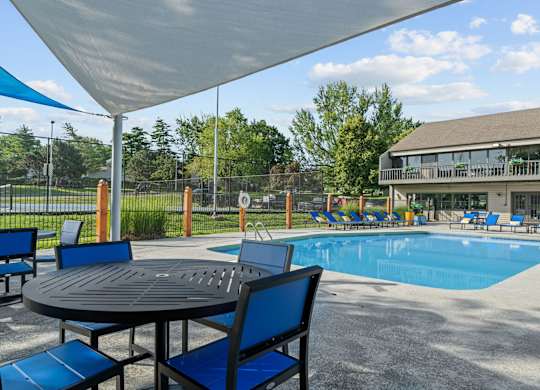 Pool with Patio Furniture