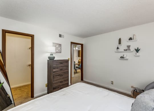 Bedroom with Plush Carpeting