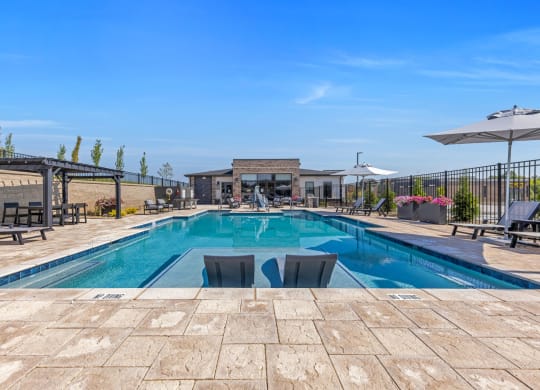 Outdoor Pool with Sundeck