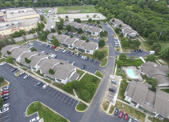 Ariel Photo of The Park at Olathe Station Community