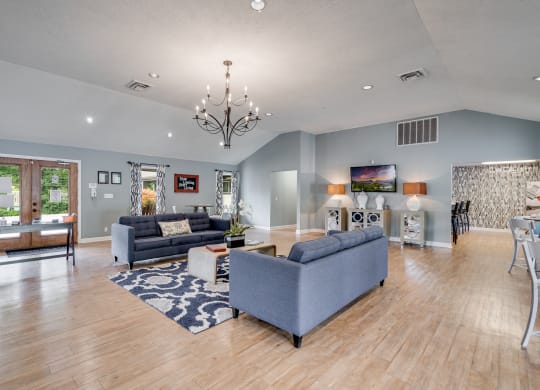Clubhouse Featuring Vaulted Ceilings