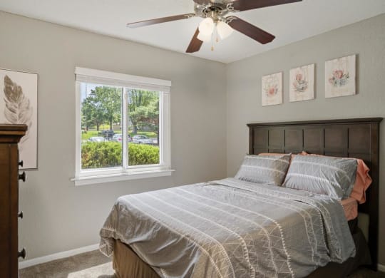 Bedroom With Large Window