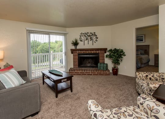 Fireplace in Living Room