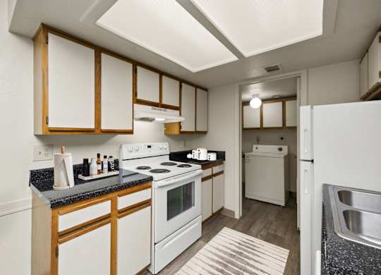 Kitchen with White Cabinetry